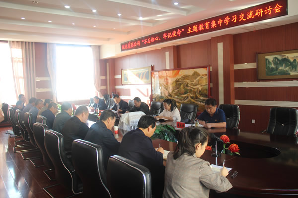 隴運(yùn)集團(tuán)公司召開“不忘初心、牢記使命”主題教育集中學(xué)習(xí)交流研討會(huì)